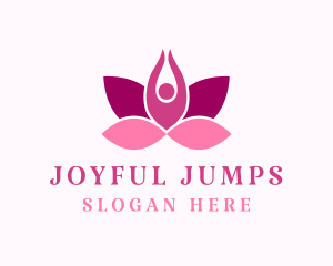 Wellness Lotus Spa logo design