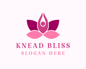 Wellness Lotus Spa logo design