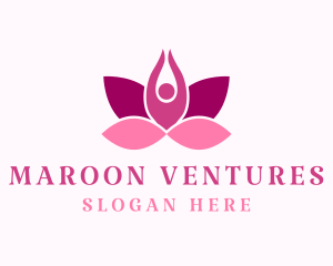 Wellness Lotus Spa logo design