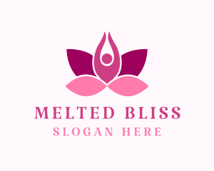 Wellness Lotus Spa logo design