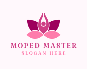 Wellness Lotus Spa logo design