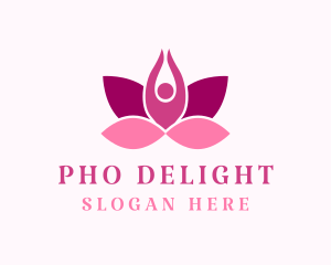 Wellness Lotus Spa logo design