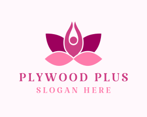 Wellness Lotus Spa logo design