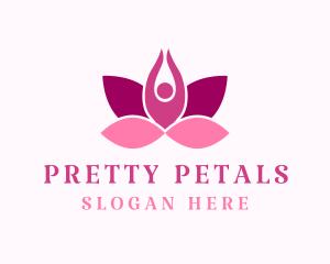 Wellness Lotus Spa logo design