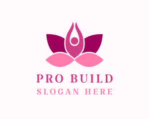 Wellness Lotus Spa logo design