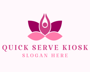 Wellness Lotus Spa logo design