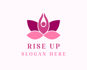 Wellness Lotus Spa logo design