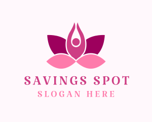 Wellness Lotus Spa logo design