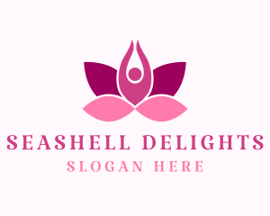 Wellness Lotus Spa logo design