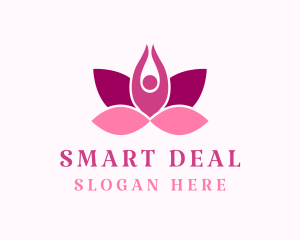 Wellness Lotus Spa logo design