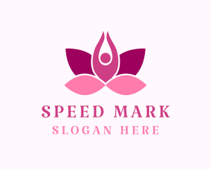 Wellness Lotus Spa logo design