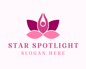 Wellness Lotus Spa logo design