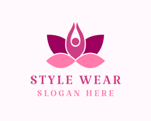 Wellness Lotus Spa logo design