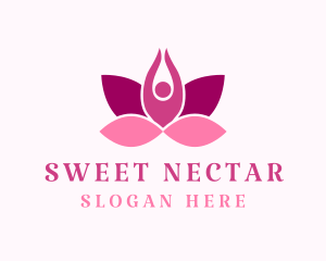 Wellness Lotus Spa logo design