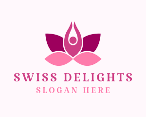 Wellness Lotus Spa logo design