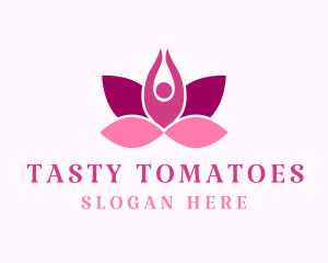 Wellness Lotus Spa logo design