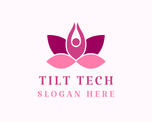 Wellness Lotus Spa logo design