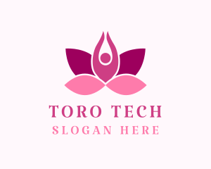 Wellness Lotus Spa logo design