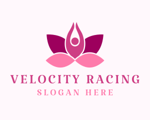 Wellness Lotus Spa logo design