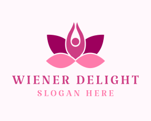 Wellness Lotus Spa logo design