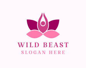 Wellness Lotus Spa logo design