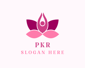 Wellness Lotus Spa logo design