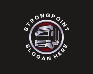 Truck Freight Delivery Logo