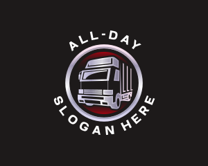 Truck Freight Delivery logo design