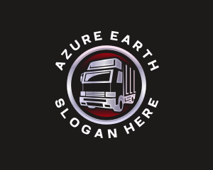 Truck Freight Delivery logo design