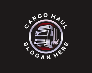 Truck Freight Delivery logo design