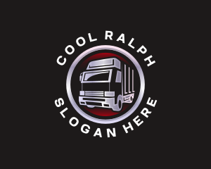 Truck Freight Delivery logo design