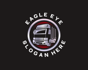 Truck Freight Delivery logo design