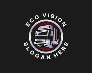 Truck Freight Delivery logo design