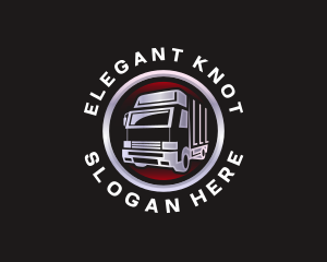 Truck Freight Delivery logo design