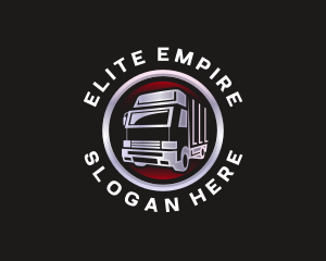 Truck Freight Delivery logo design