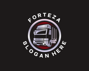 Truck Freight Delivery logo design