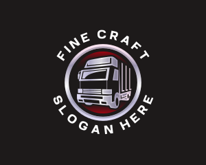 Truck Freight Delivery logo design