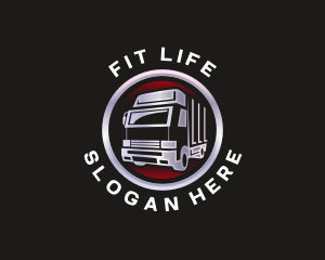 Truck Freight Delivery logo design