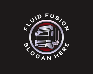 Truck Freight Delivery logo design