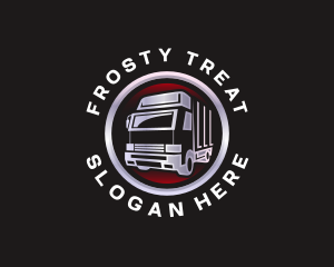 Truck Freight Delivery logo design