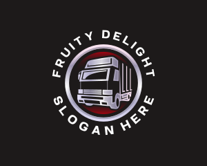 Truck Freight Delivery logo design