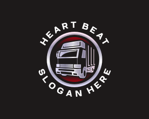 Truck Freight Delivery logo design