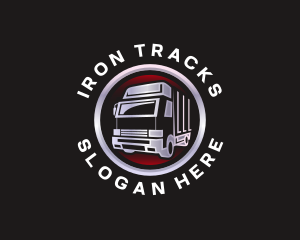 Truck Freight Delivery logo design