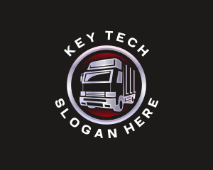 Truck Freight Delivery logo design