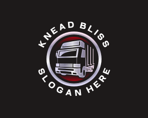 Truck Freight Delivery logo design