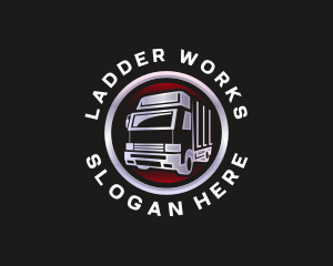 Truck Freight Delivery logo design