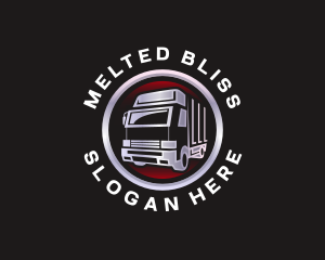 Truck Freight Delivery logo design