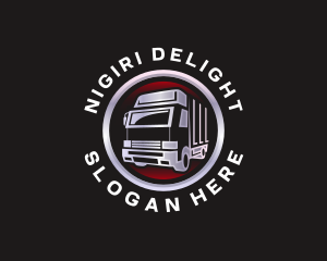 Truck Freight Delivery logo design