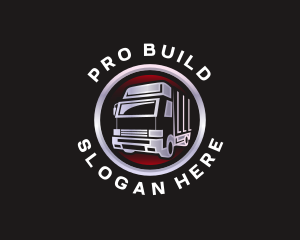 Truck Freight Delivery logo design