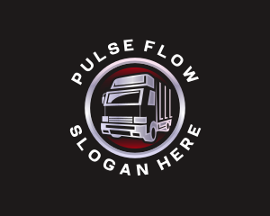 Truck Freight Delivery logo design